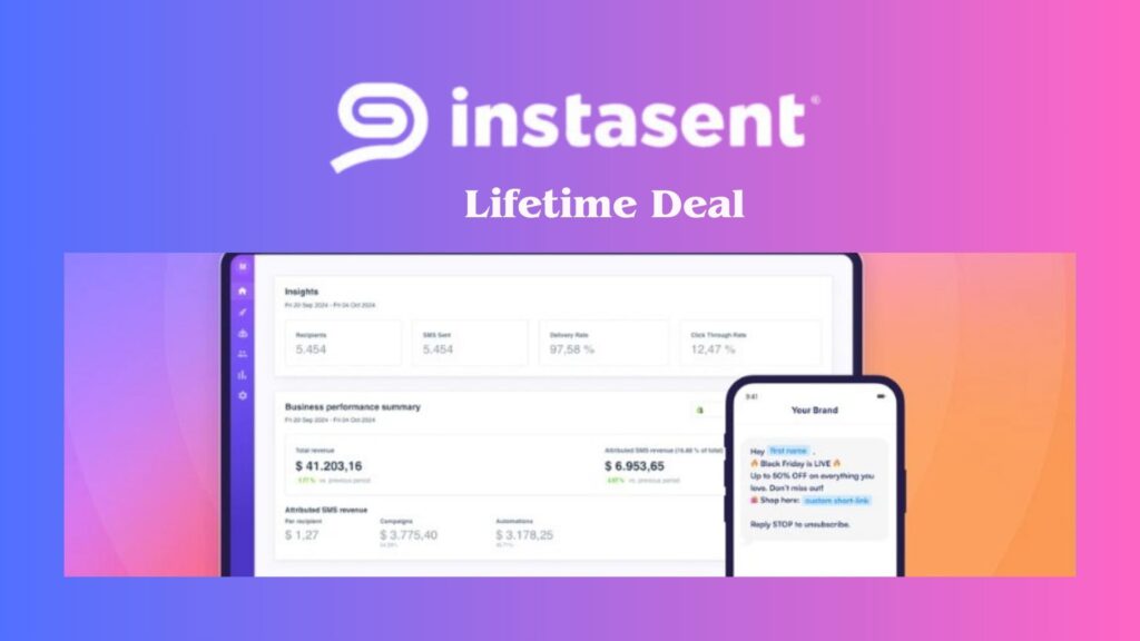 Instasent SMS Lifetime Deal