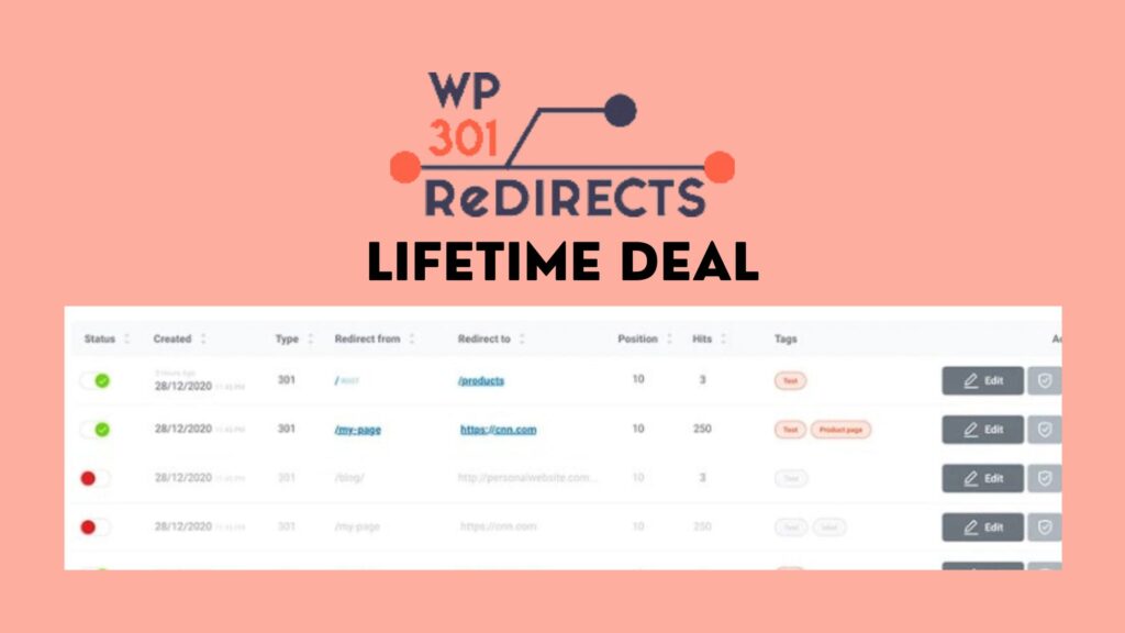 WP 301 Redirects