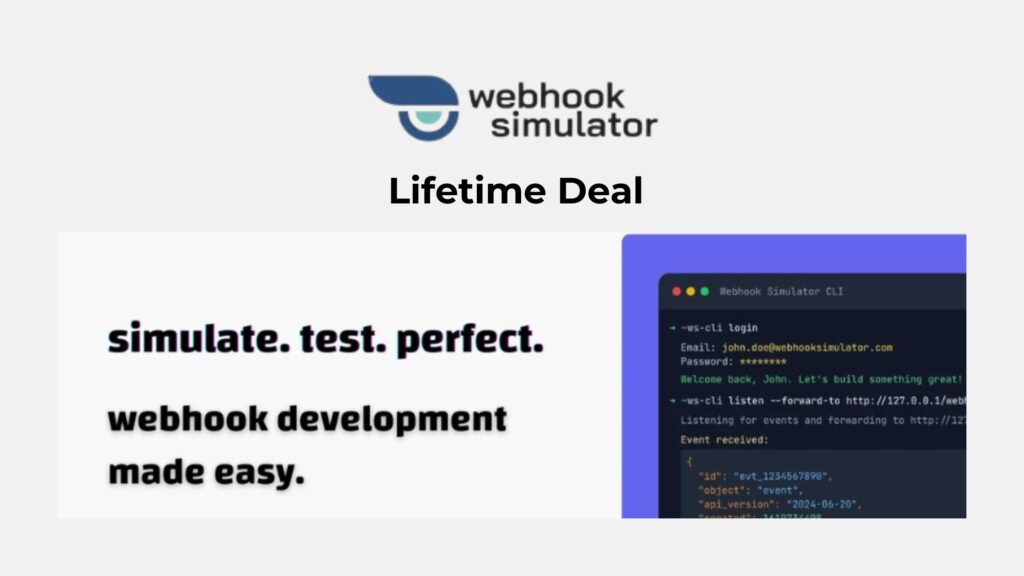 Webhook Simulator Appsumo