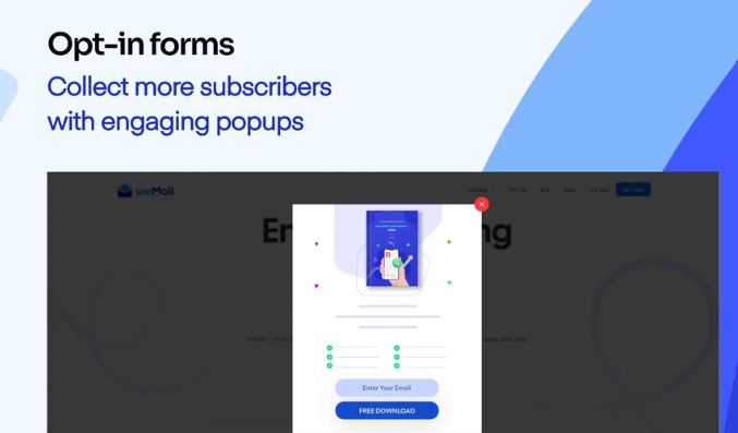 weMail Opt-in Form